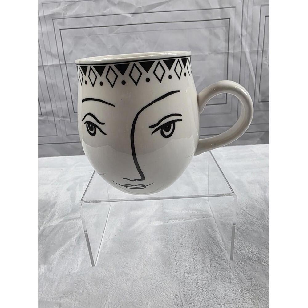 2019 Issue Dept 56 Izzy & Oliver Art Deco Face 18oz Mug